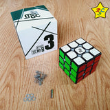 Mgc 3x3 Magnético Cubo Rubik Yj Speedcube Negro Moyu