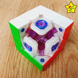 Ms3 R Magnético Cubo Rubik 3x3 Diansheng Speedcube Stickerless