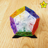 Megaminx Transparente 3x3 Cubo Rubik Yuxin + Pegatinas