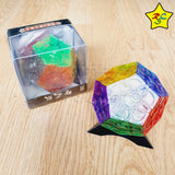 Megaminx Transparente 3x3 Cubo Rubik Yuxin + Pegatinas