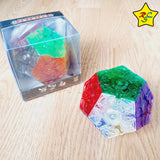 Megaminx Transparente 3x3 Cubo Rubik Yuxin + Pegatinas