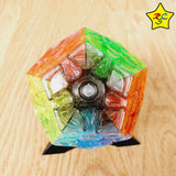 Megaminx Transparente 3x3 Cubo Rubik Yuxin + Pegatinas