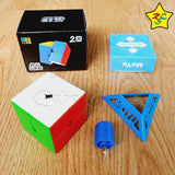 Meilong 2M Magnetico 2x2 Moyu Cubing Velocidad Class Room