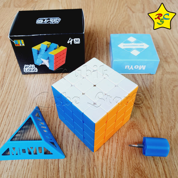 Meilong 4m Cubo Rubik Magnetico 4x4 Moyu Cubing Classroom