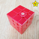 Gan Mirror 3x3 Magnético Rojo Uv Cubo Rubik Gancube Limitado