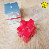 Gan Mirror 3x3 Magnético Rojo Uv Cubo Rubik Gancube Limitado