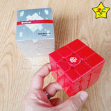 Gan Mirror 3x3 Magnético Rojo Uv Cubo Rubik Gancube Limitado