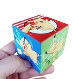 Cubo Rubik 3x3 Pikachu Rompecabeza Animado Figuras Anime