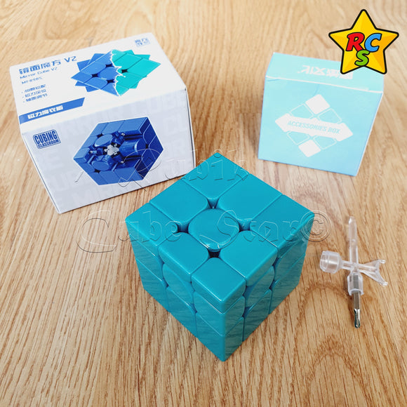 Mirror 3x3 V2 Uv Magnetico Cubo Espejo Escarchado Moyu