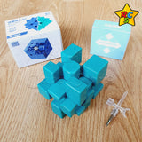 Mirror 3x3 V2 Uv Magnetico Cubo Espejo Escarchado Moyu