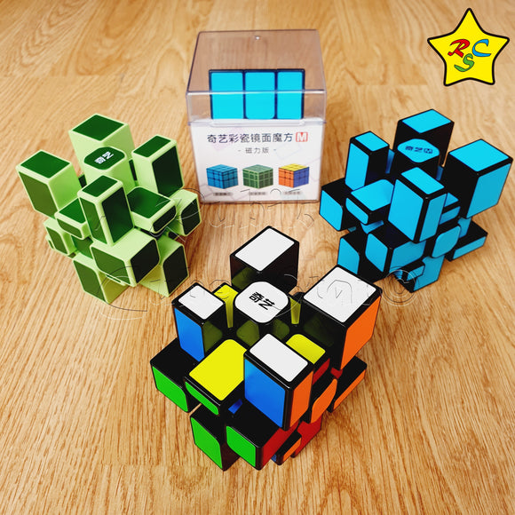 Mirror 3x3 Magnetico Tiled Qiyi Colores Speedcube No Sticker