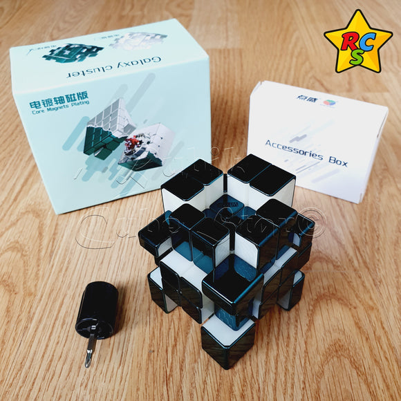 Mirror 4x4 Magnetico Ballcore Cubo Verde Metalizado Diansheng