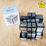 Mirror 4x4 Cubo Rubik Espejo Formas Shengshou Metalizado