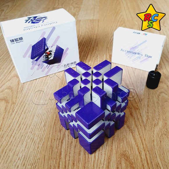 Mirror 5x5 Magnetico Ballcore Morado Brillante Cubo Diansheng