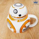 Mug Star Wars Bb8 Robot Taza Ceramica Redonda Blanco Regalo