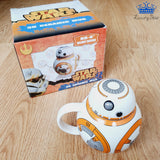 Mug Star Wars Bb8 Robot Taza Ceramica Redonda Blanco Regalo