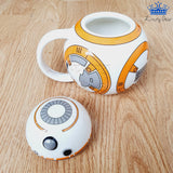 Mug Star Wars Bb8 Robot Taza Ceramica Redonda Blanco Regalo
