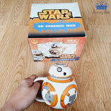 Mug Star Wars Bb8 Robot Taza Ceramica Redonda Blanco Regalo