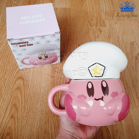 Mug Kirby Taza Ceramica Rosado Videojuegos Pocillo Coleccion