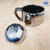 Mug Star Wars The Mandalorian Taza Ceramica Plateado Pocillo