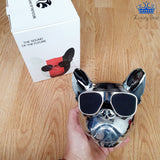 Parlante Perro Pug Bluetooth Gafas Metalizado 10 W Premium