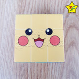 Cubo Rubik 3x3 Pikachu Rompecabeza Animado Figuras Anime