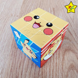 Cubo Rubik 3x3 Pikachu Rompecabeza Animado Figuras Anime