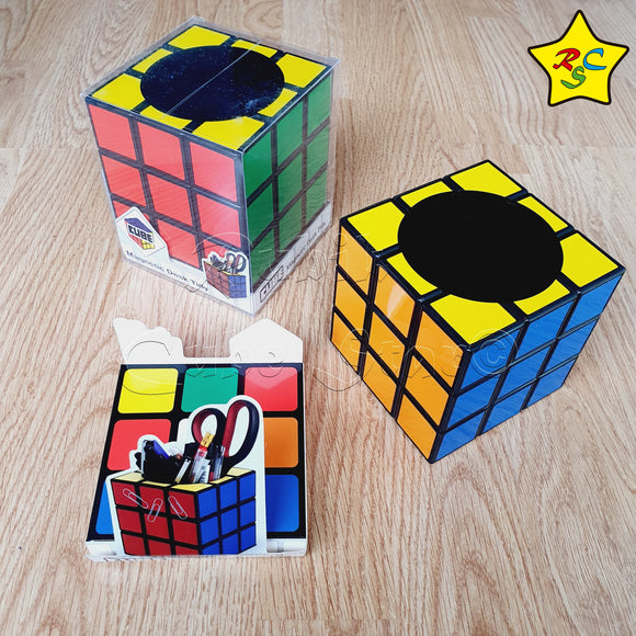 Porta Lapices Cubo Rubik 3x3 Magnetico Magic Cube Escritorio