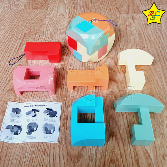 Puzzle Rompecabezas Ensamblar Juguete 6 Piezas Colores Logic