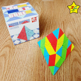 Master Pyraminx 4x4 Fanxin Cubo Rubik Qiyi Piramide Speed