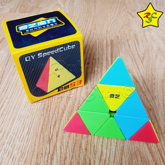 Pyraminx Qiyi Qiming S3 Cubo Rubik Speedcube Stickerless
