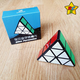 Slim Pyraminx 3x3x1 Cuboide Piramide Puzzle Negro Mod