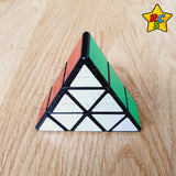 Slim Pyraminx 3x3x1 Cuboide Piramide Puzzle Negro Mod