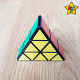 Slim Pyraminx 3x3x1 Cuboide Piramide Puzzle Negro Mod