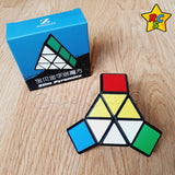 Slim Pyraminx 3x3x1 Cuboide Piramide Puzzle Negro Mod