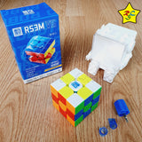 Rs3m V5 Ballcore Cubo Rubik 3x3 Moyu Uv Maglev + Robot