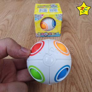 Esfera Didactica Mini Bola Rainbow Puzzle Destreza Ball Pepa