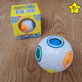 Esfera Didactica Mini Bola Rainbow Puzzle Destreza Ball Pepa