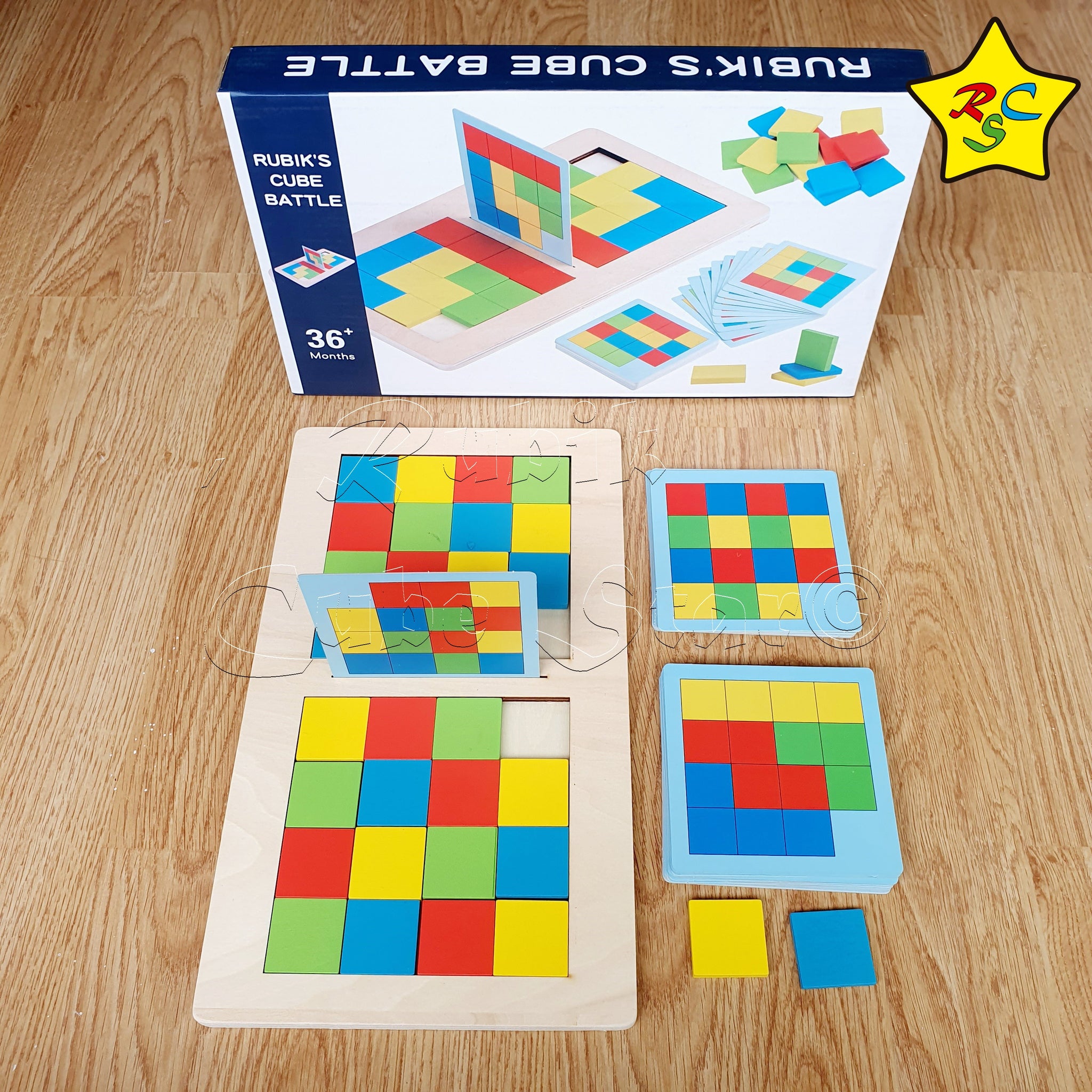 Rubik Race Madera Juego Mesa Agilidad Mental Multijugador – Rubik Cube Star