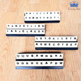 Rummy Letras Juego Mesa Palabras Familia Amigos Rummikub