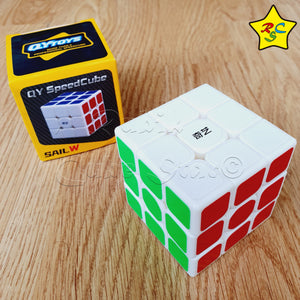 Sail W 3x3 Blanco Cubo Rubik Stickers Profesional Speedcube