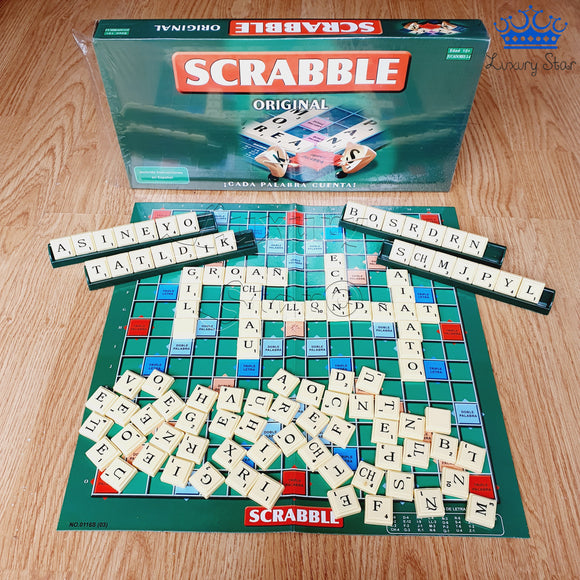 Scrabble Juego De Mesa Palabras Original Español Familia