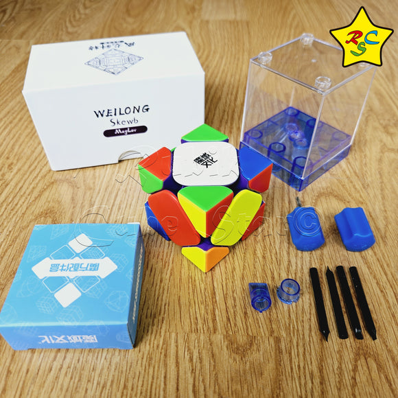 Skewb Weilong Wrm Maglev Moyu Magnetico Cubo Rubik Morado