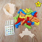 Cubo Soma Wooden Puzzle 25 Piezas Madera Colores Reto Mental