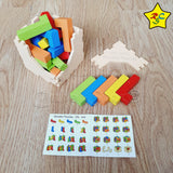 Cubo Soma Wooden Puzzle 25 Piezas Madera Colores Reto Mental