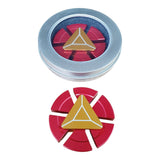 Spinner Iron Man Rojo Metalico 6 Puntas Brillante Colores