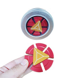 Spinner Iron Man Rojo Metalico 6 Puntas Brillante Colores