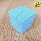 Square 0 Mirror Azul Shengshou Cubo Rubik Modificación Forma