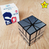 Square-1 Mirror Axis Plateado Shengshou Cubo Rubik Magnetico