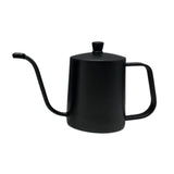 Tetera Cuello Ganso Acero Inoxidable Bebidas Negra Con Tapa